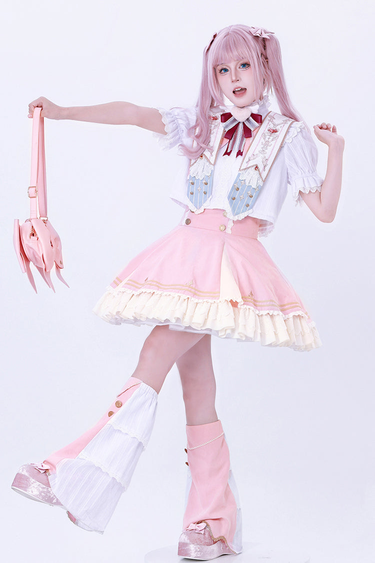 Lolita Skirt - Messenger Of Heaven, Pink, Sweet Style, Ruffled - additional product view 10