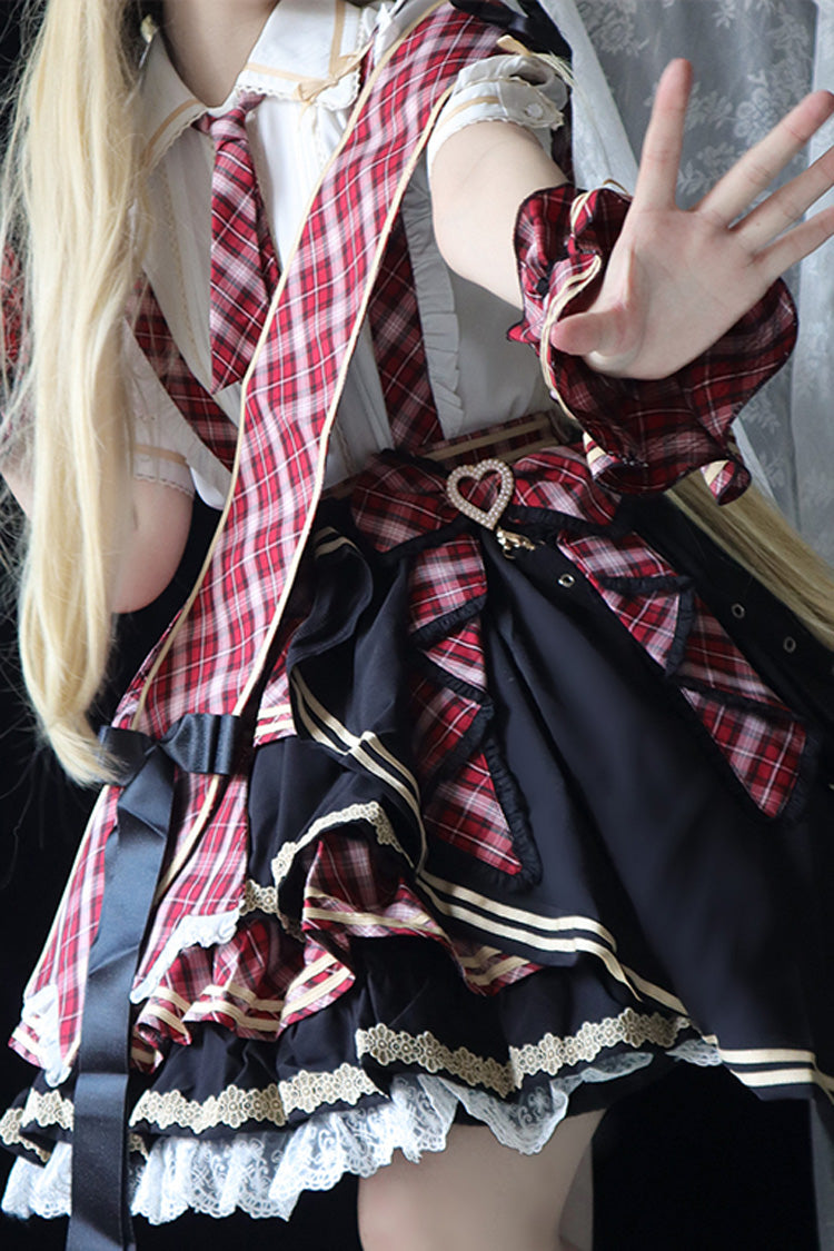 Lolita Skirt - Multi-layer Print, 3 Colors, Printed, Sweet Style, Bow Detail - additional product view 11