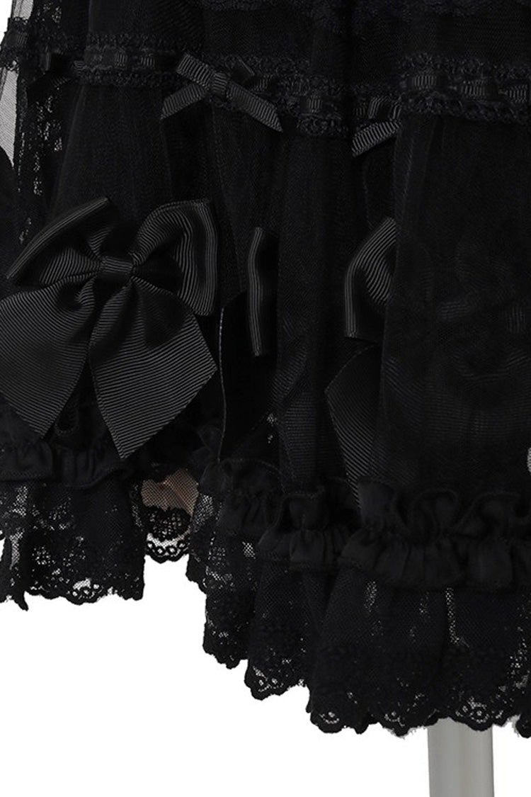 Lolita Skirt - Ruffle Bowknot Lace Plus, 3 Colors, Plus Size, Ruffled, Sweet Style - additional product view 6