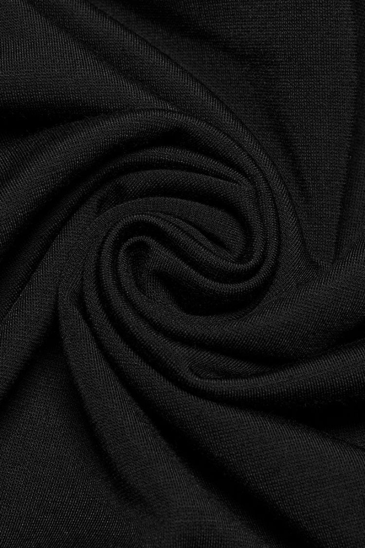 Lolita Skirt - Ruffle Stitching Lace Fishtail, Black, Fishtail Silhouette, Women's Style - additional product view 8