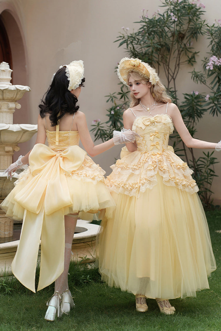 Lolita Skirt - Sissi's Pilgrimage, Yellow, Short Version, Short Length, Sweet Style - additional product view 16