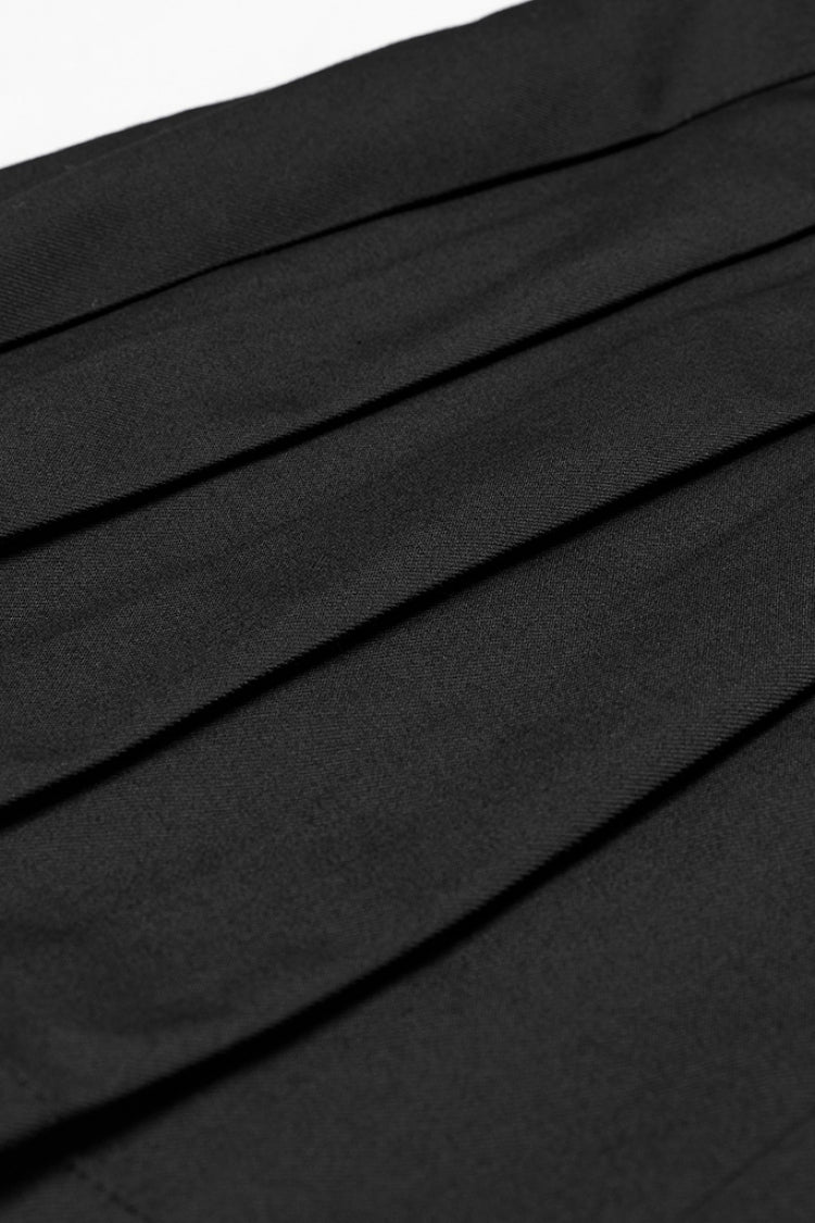 Lolita Skirt - Skull, Black, Pleated, Buckle Detail, Women's Style - additional product view 6
