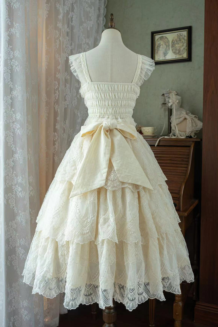 Lolita Skirt - Tidal, Ivory, Short Version, Long Version, Long Length - additional product view 2
