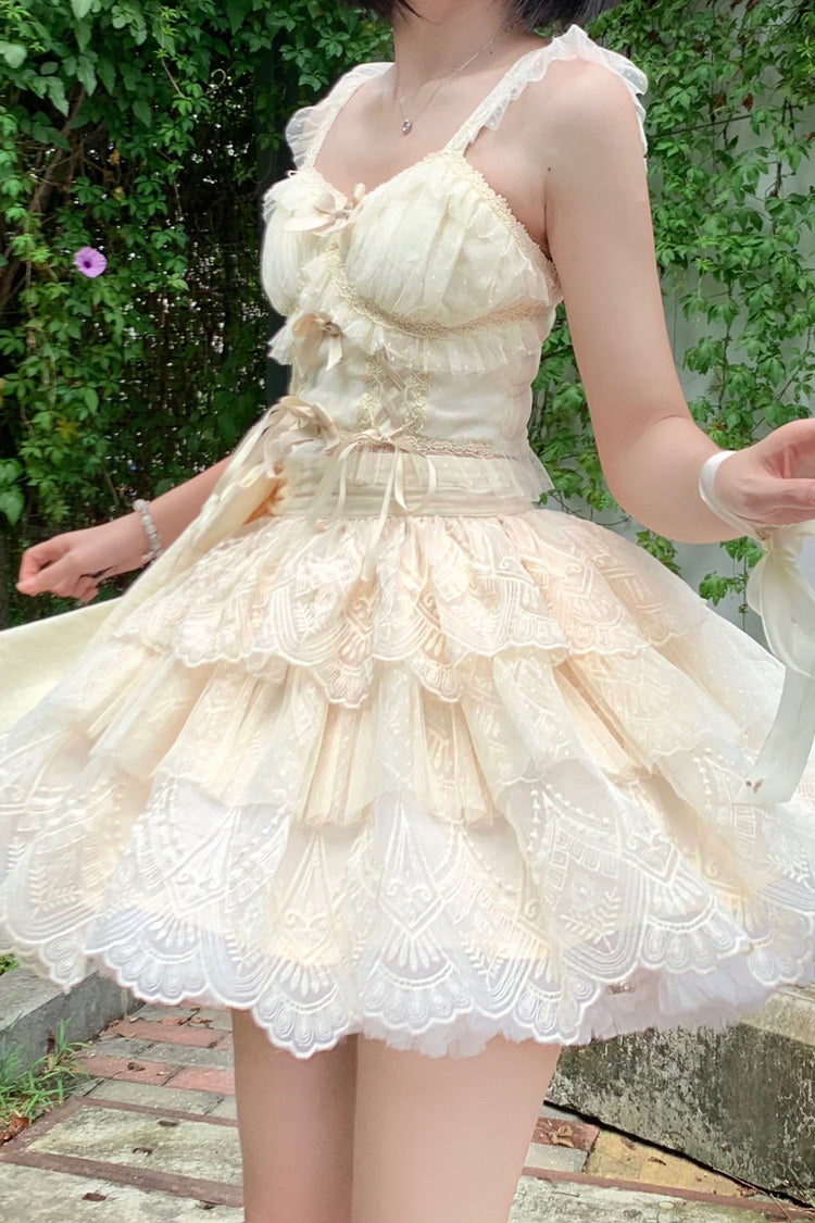 Lolita Skirt - Tidal, Ivory, Short Version, Long Version, Long Length - additional product view 8