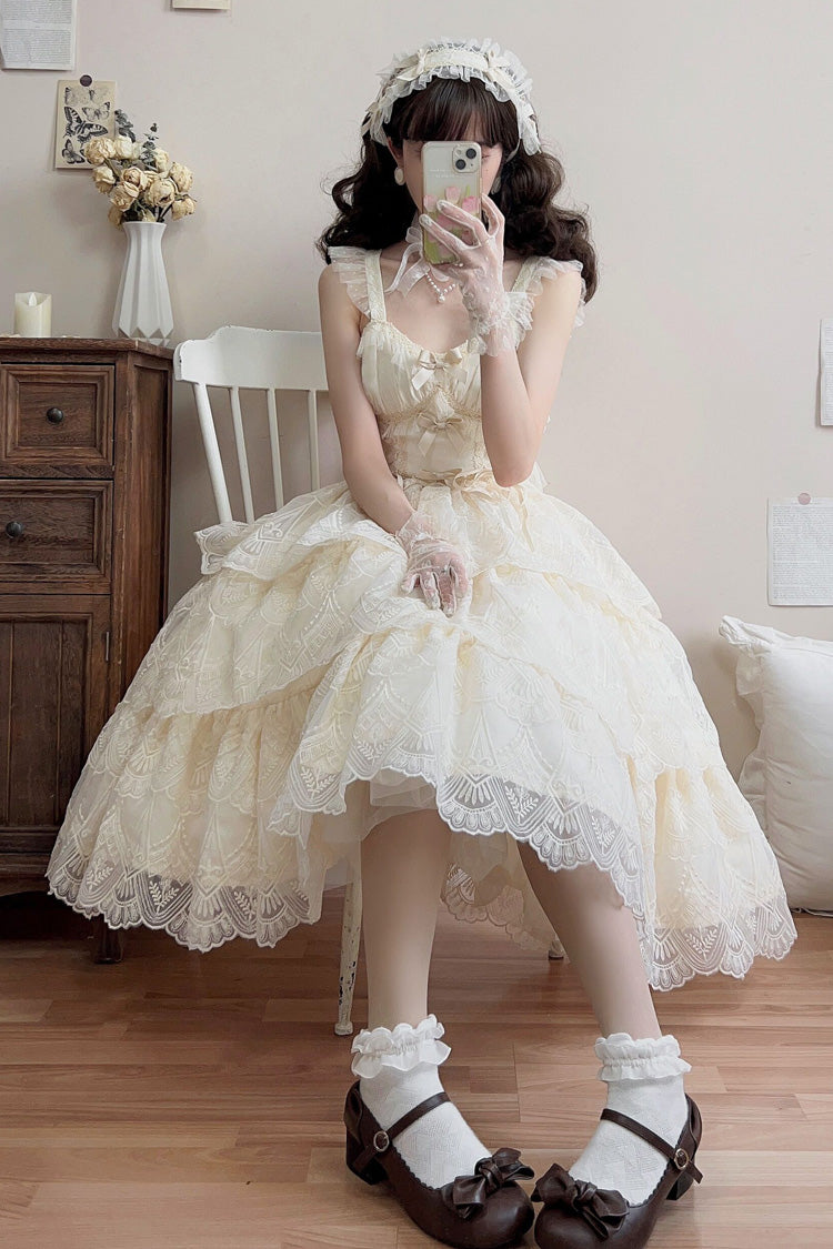 Lolita Skirt - Tidal, Ivory, Short Version, Long Version, Long Length - additional product view 11