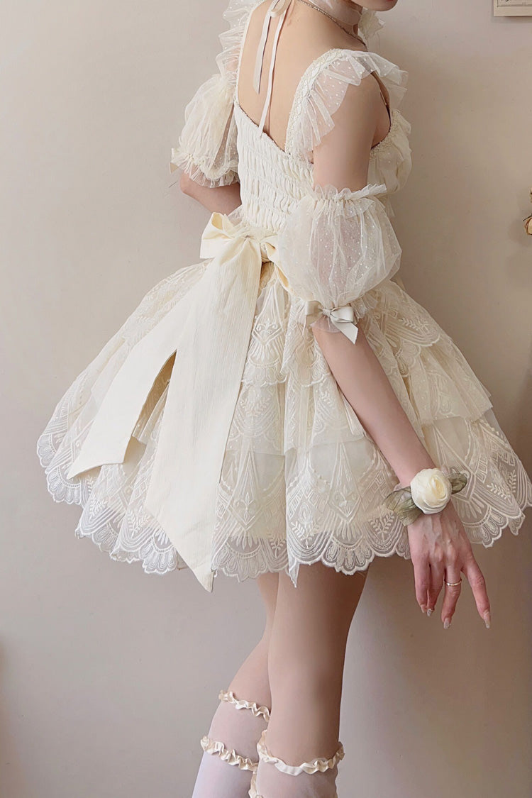 Lolita Skirt - Tidal, Ivory, Short Version, Long Version, Long Length - additional product view 12
