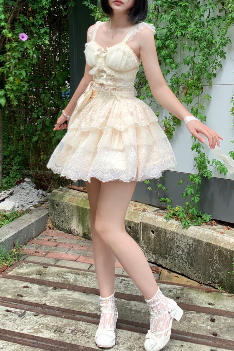 Lolita Skirt - Tidal, Ivory, Short Version, Long Version, Long Length - additional product view 16