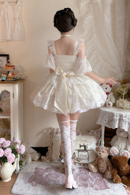 Lolita Skirt - Tidal, Ivory, Short Version, Long Version, Long Length - additional product view 21