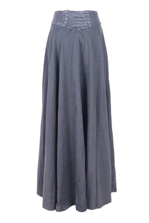 Lolita Skirt - Torn Multiple Wearing Leather, Black, Zipper Detail, Buckle Detail - additional product view 5
