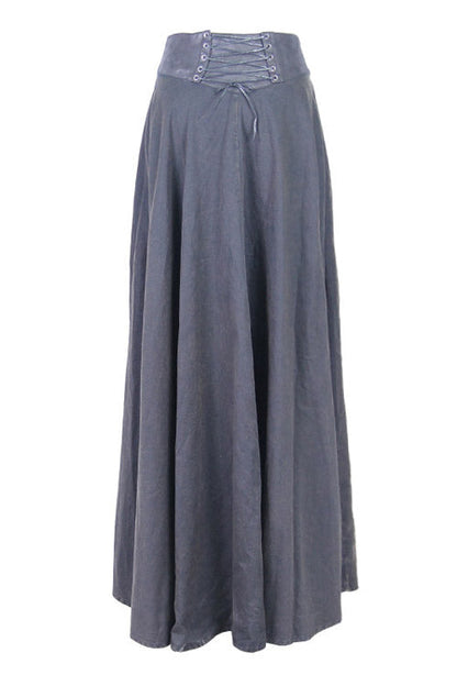 Lolita Skirt - Torn Multiple Wearing Leather, Black, Zipper Detail, Buckle Detail - additional product view 5