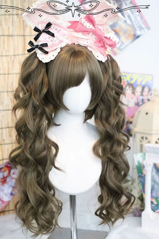 Lolita Wig - Ash Brown, Brown, Sweet Style - Lolita Coordinate Hair - additional product view 2