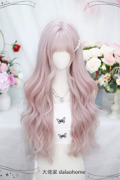 Lolita Wig - Bangs Curly, Pink, Sweet Style - Lolita Coordinate Hair - additional product view 2