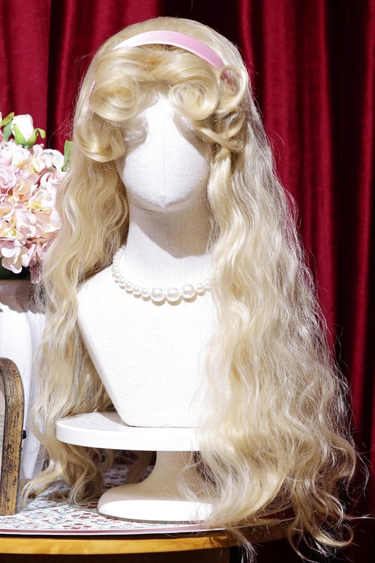 Lolita Wig - Barbie, Gold - Kawaii Outfit Wig - Detailed Lolita Coordinate - additional product view 3