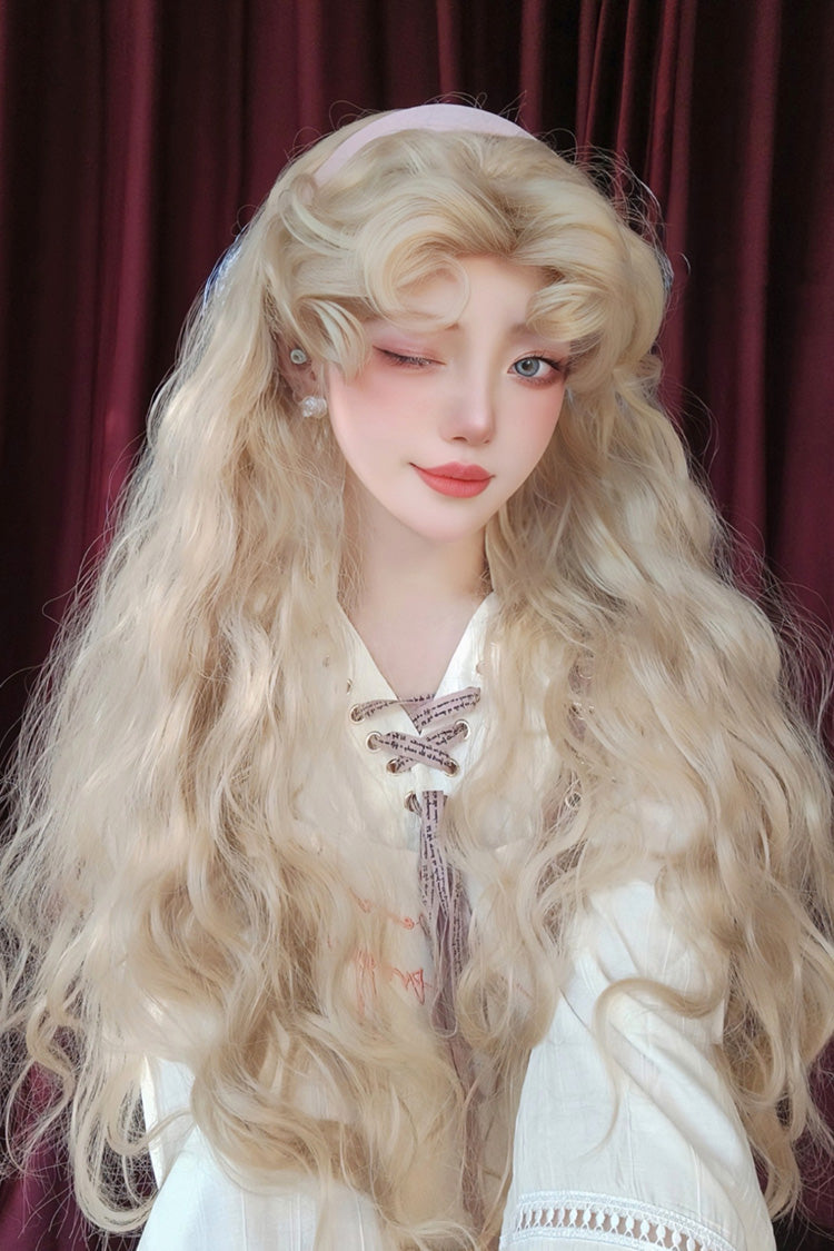 Lolita Wig - Barbie, Gold - Kawaii Outfit Wig - Detailed Lolita Coordinate - additional product view 5