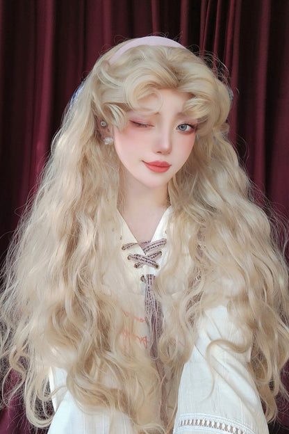 Lolita Wig - Barbie, Gold - Kawaii Outfit Wig - Detailed Lolita Coordinate - additional product view 5