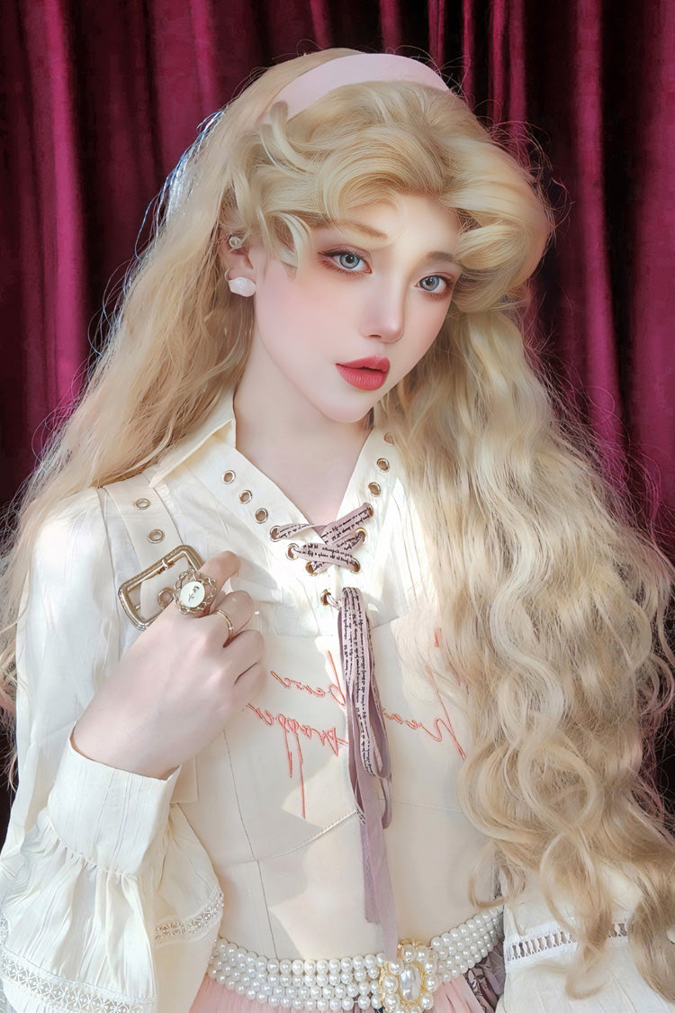 Lolita Wig - Barbie, Gold - Kawaii Outfit Wig - Detailed Lolita Coordinate - main product image
