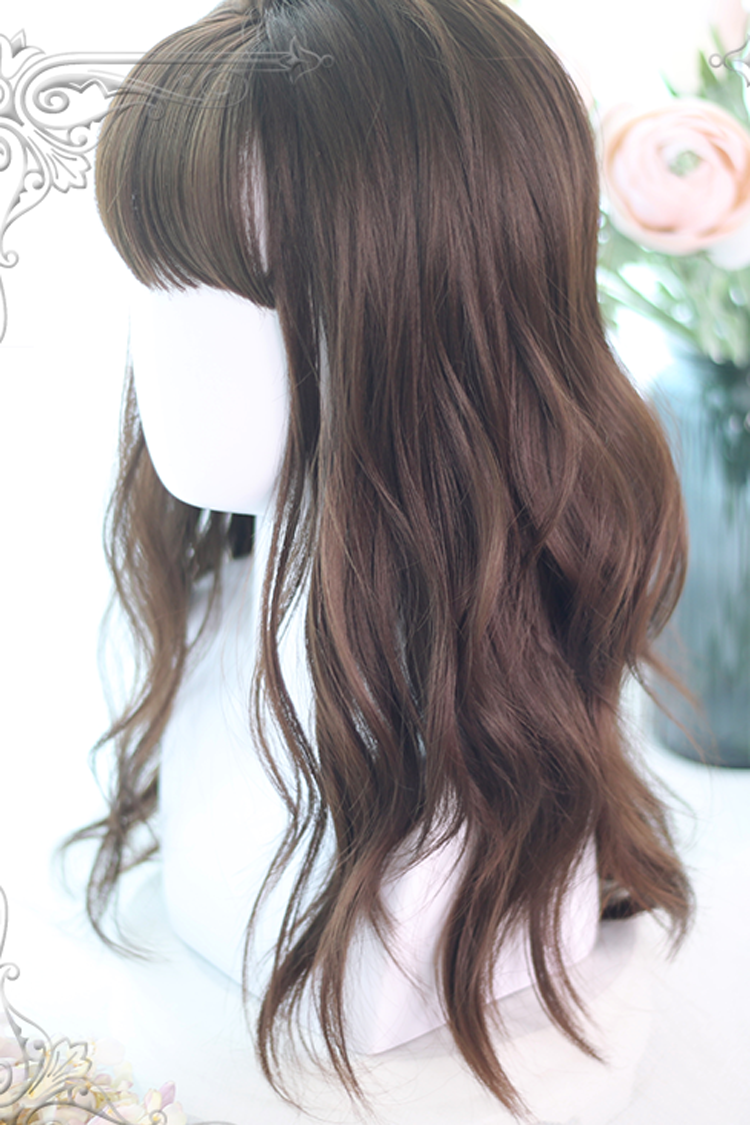 Lolita Wig - Big Wavy, Brown, Classic Style - Kawaii Outfit Wig - additional product view 4