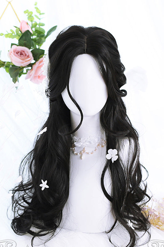 Lolita Wig - Curly Hair Natural, Black, Sweet Style - Lolita Coordinate Hair - main product image