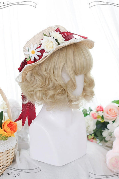 Lolita Wig - Curly, Yellow, Women's Style, Sweet Style - Lolita Coordinate Hair - additional product view 2