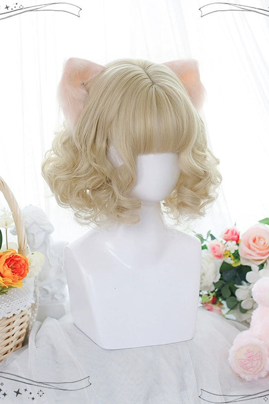 Lolita Wig - Curly, Yellow, Women's Style, Sweet Style - Lolita Coordinate Hair - main product image