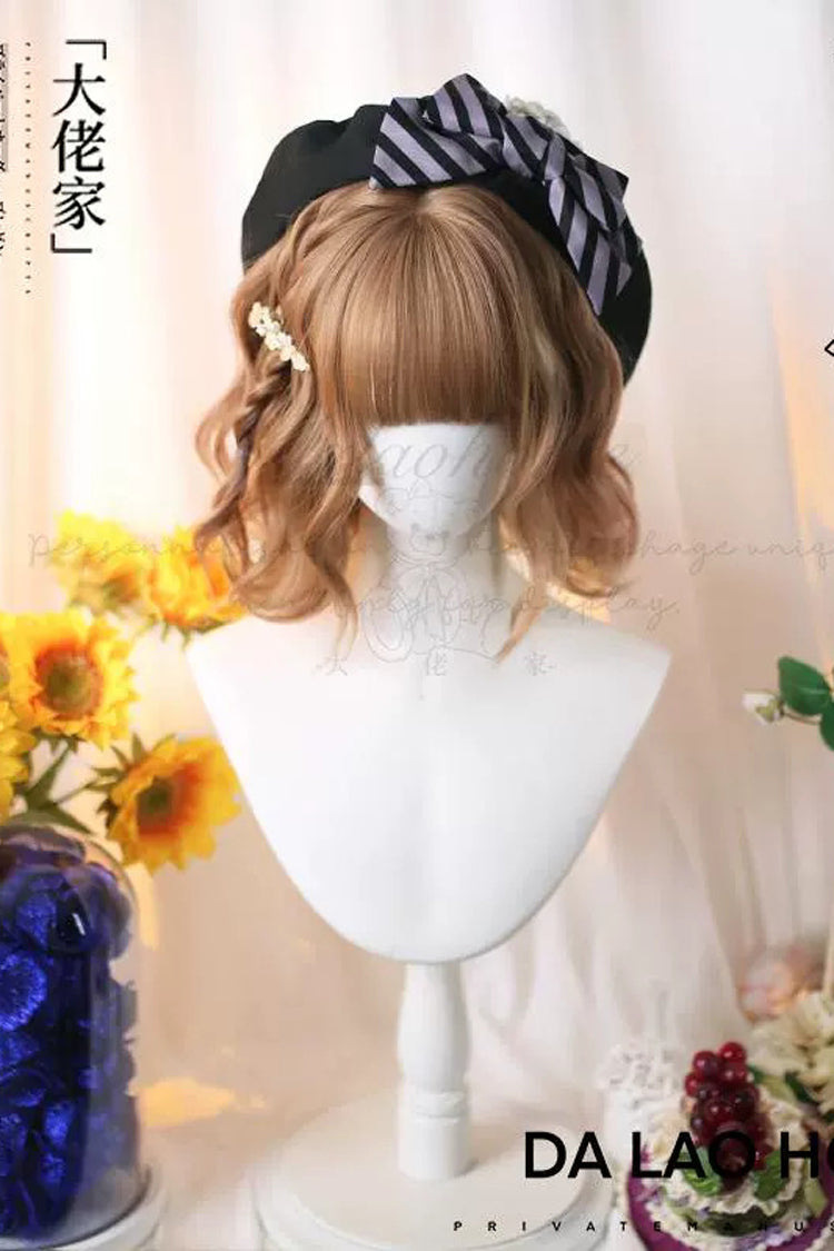 Lolita Wig - Cute Air Bangs Series, Brown, Women's Style, Sweet Style - additional product view 2