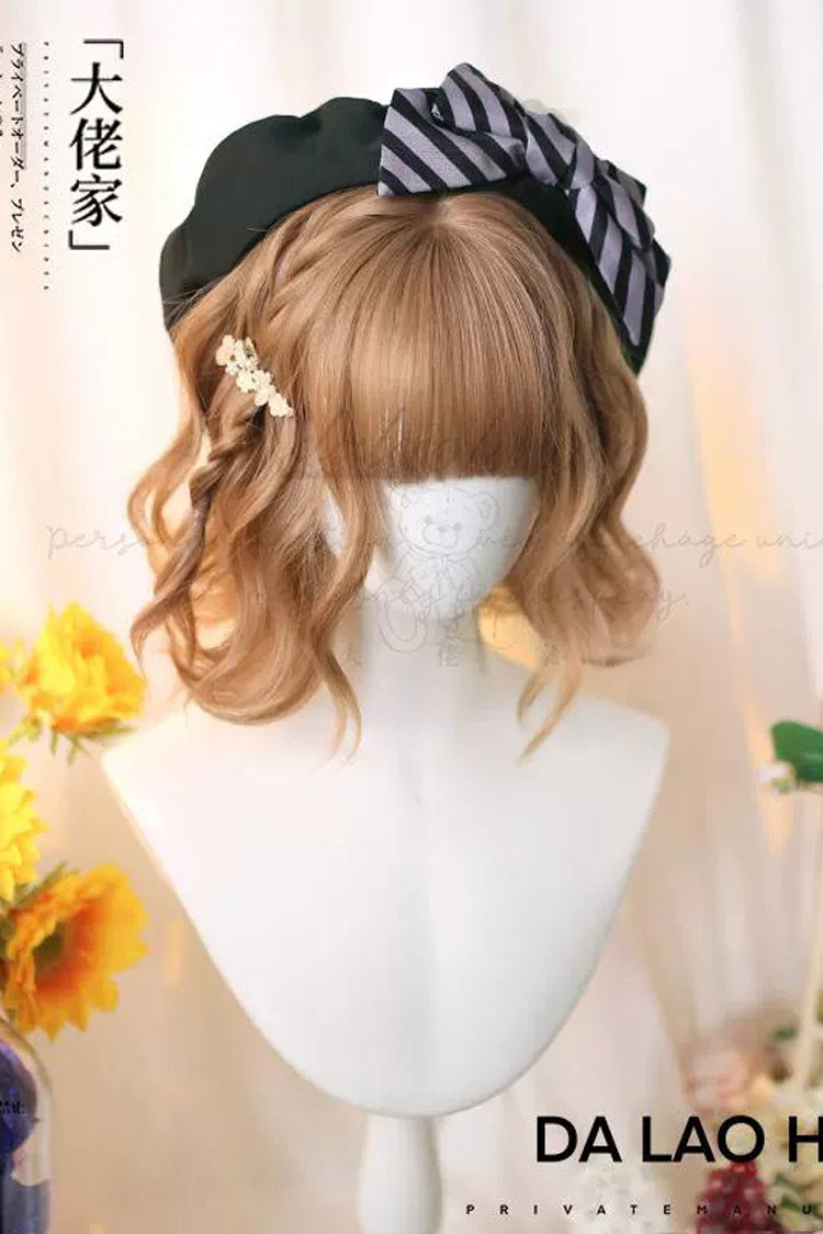 Lolita Wig - Cute Air Bangs Series, Brown, Women's Style, Sweet Style - additional product view 3