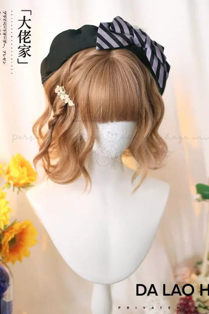 Lolita Wig - Cute Air Bangs Series, Brown, Women's Style, Sweet Style - additional product view 3