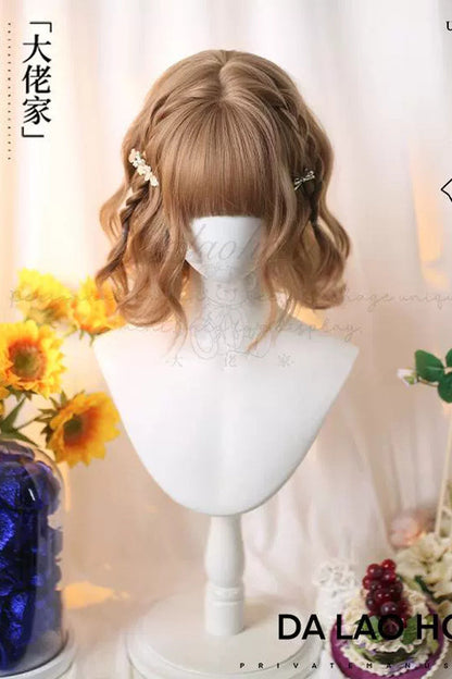 Lolita Wig - Cute Air Bangs Series, Brown, Women's Style, Sweet Style - main product image