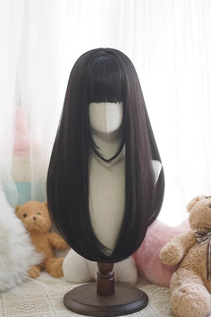 Lolita Wig - Daily, 6 Colors, Sweet Style - Daily and Convention Styling - One-Size Black option