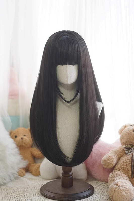 Lolita Wig - Daily, 6 Colors, Sweet Style - Daily and Convention Styling - One-Size Black option