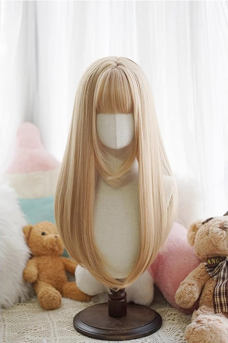 Lolita Wig - Daily, 6 Colors, Sweet Style - Daily and Convention Styling - One-Size Light-Brown option