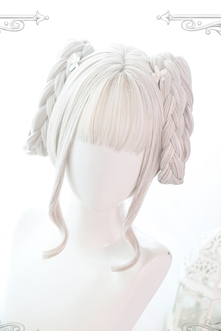 Lolita Wig - Double Ponytail, White, Sweet Style - Daily and Convention Styling - additional product view 3
