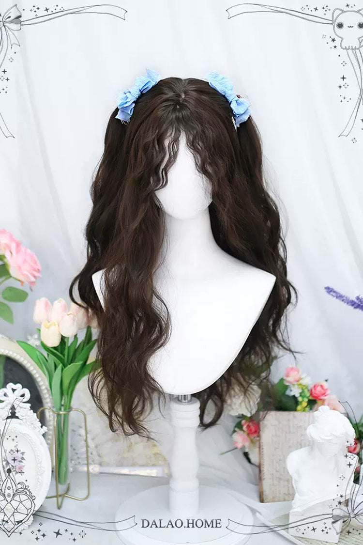 Lolita Wig - Everyday Sheep Curl Fluffy, Brown, Sweet Style - Lolita Coordinate Hair - additional product view 3