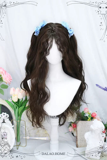Lolita Wig - Everyday Sheep Curl Fluffy, Brown, Sweet Style - Lolita Coordinate Hair - additional product view 3