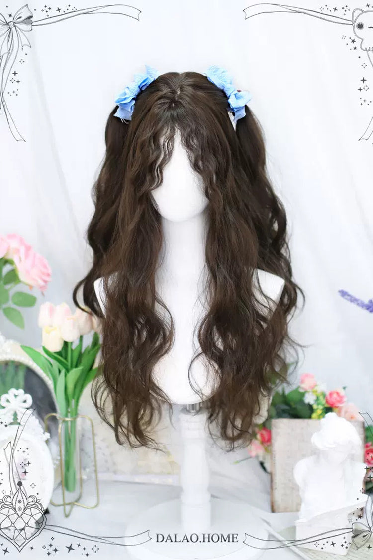 Lolita Wig - Everyday Sheep Curl Fluffy, Brown, Sweet Style - Lolita Coordinate Hair - additional product view 4