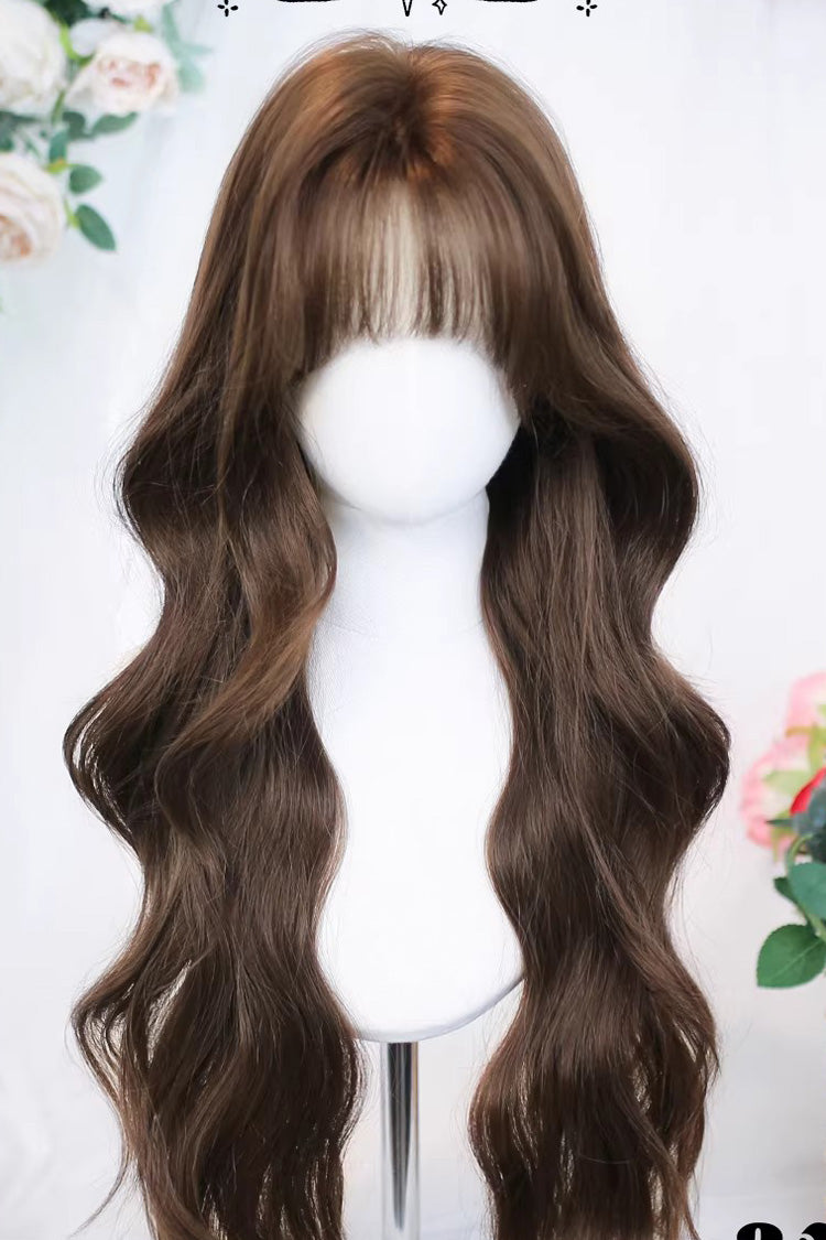 Lolita Wig - Flaxen Gold Big Wavy, Gold, Sweet Style - Lolita Coordinate Hair - additional product view 2