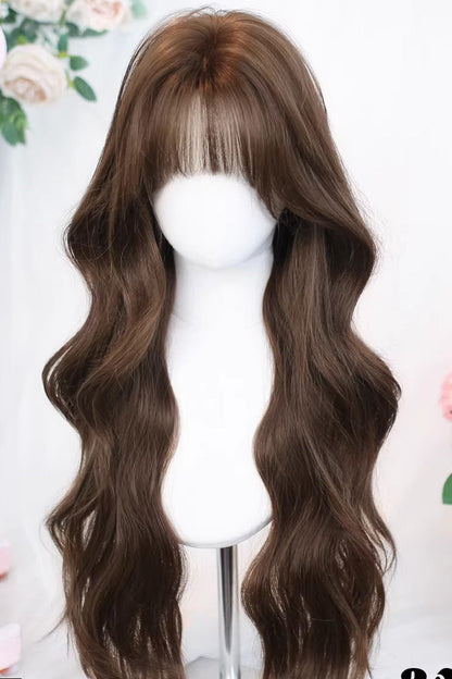 Lolita Wig - Flaxen Gold Big Wavy, Gold, Sweet Style - Lolita Coordinate Hair - additional product view 4
