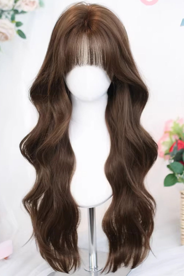 Lolita Wig - Flaxen Gold Big Wavy, Gold, Sweet Style - Lolita Coordinate Hair - main product image