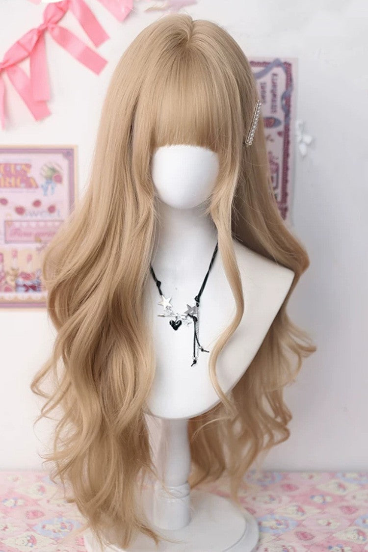Lolita Wig - Flaxen Light Golden Straight, Gold, Sweet Style - additional product view 2
