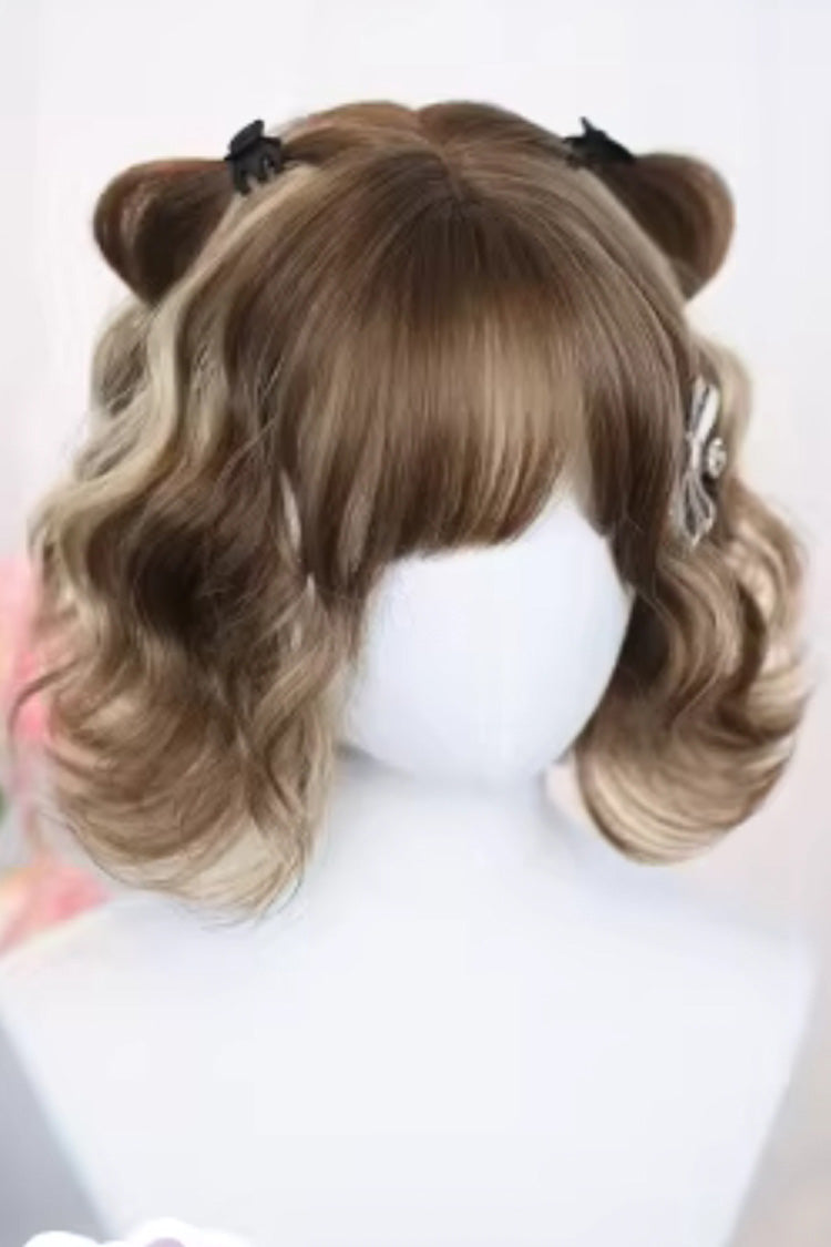 Lolita Wig - Gold/brown Highlighted Airy, 2 Colors, Sweet Style - additional product view 2