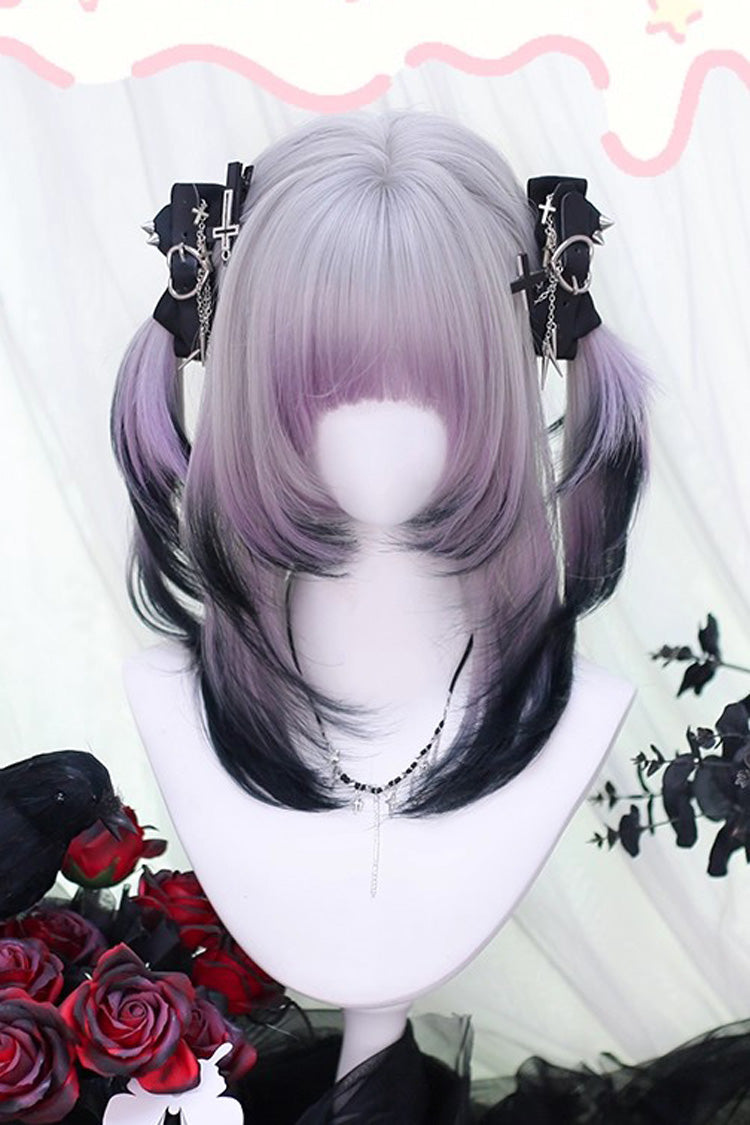 Lolita Wig - Gradient Air Bangs Bob, Purple, Sweet Style - Kawaii Outfit Wig - main product image