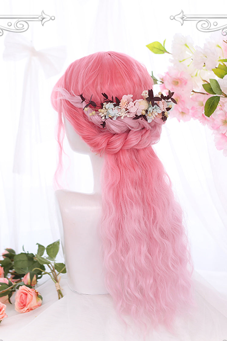 Lolita Wig - Gradient Cherry Blossom Wine, Pink, Sweet Style - additional product view 4