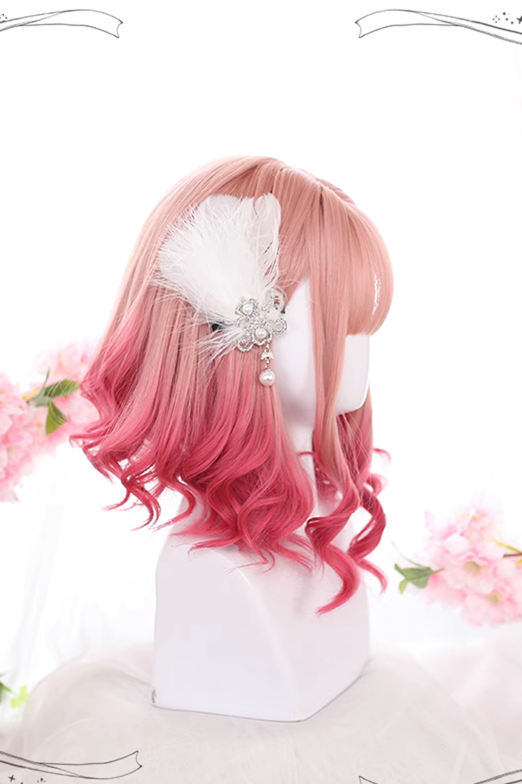 Lolita Wig - Gradient, Pink, Sweet Style - Lolita Coordinate Hair - additional product view 4