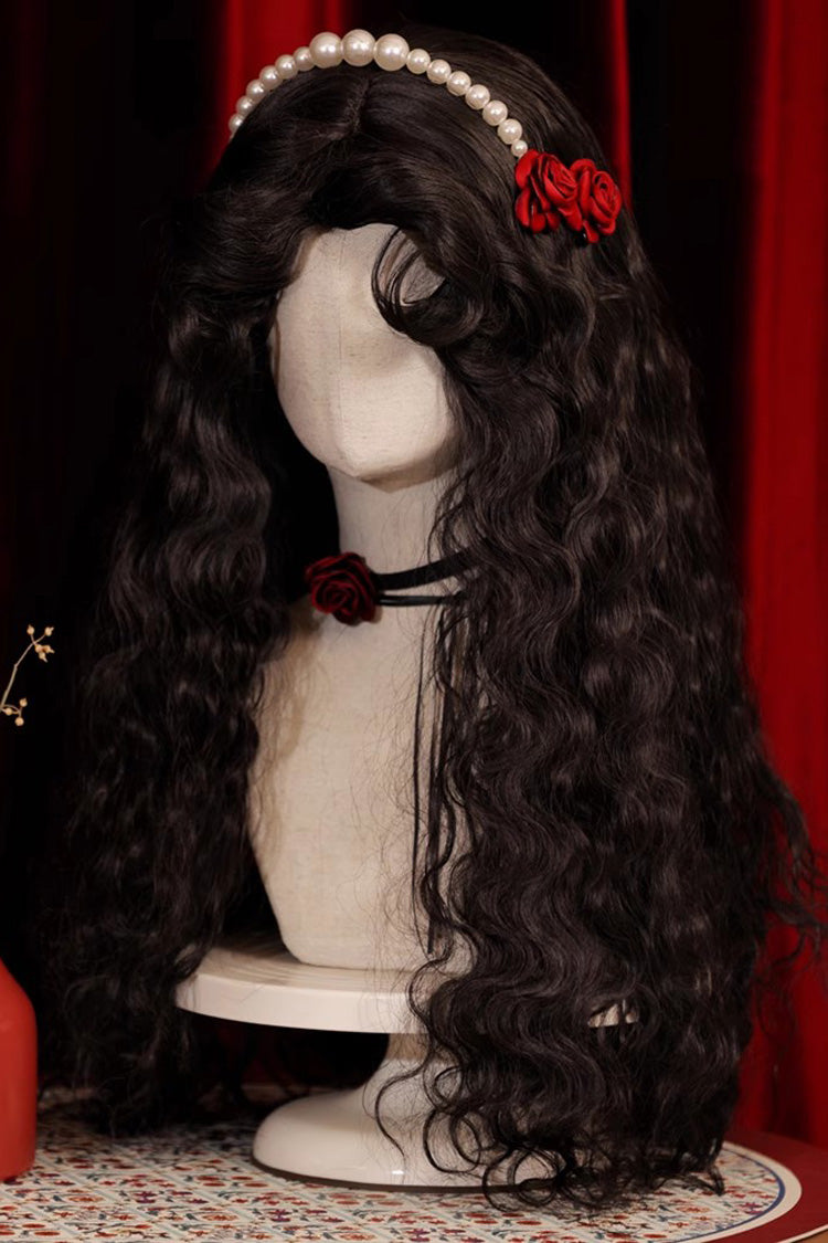 Lolita Wig - Gypsy Rose, Black - Daily and Convention Styling - additional product view 4