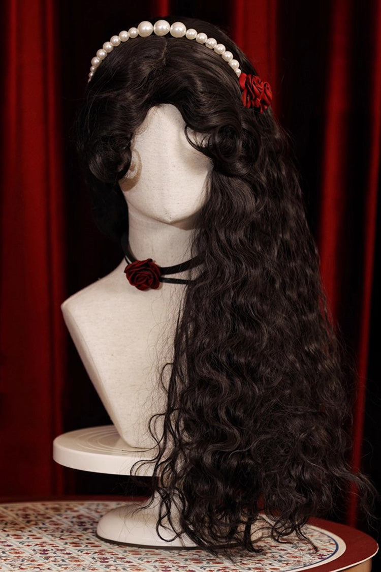 Lolita Wig - Gypsy Rose, Black - Daily and Convention Styling - additional product view 5