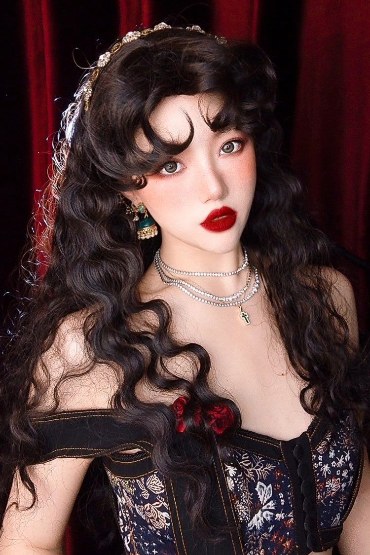 Lolita Wig - Gypsy Rose, Black - Daily and Convention Styling - main product image