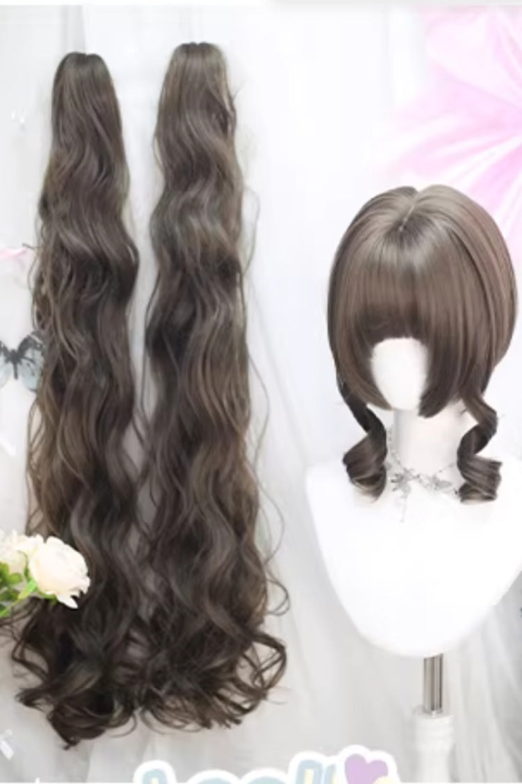Lolita Wig - Hazelnut Ash Brown, Brown, Sweet Style - Lolita Coordinate Hair - additional product view 2
