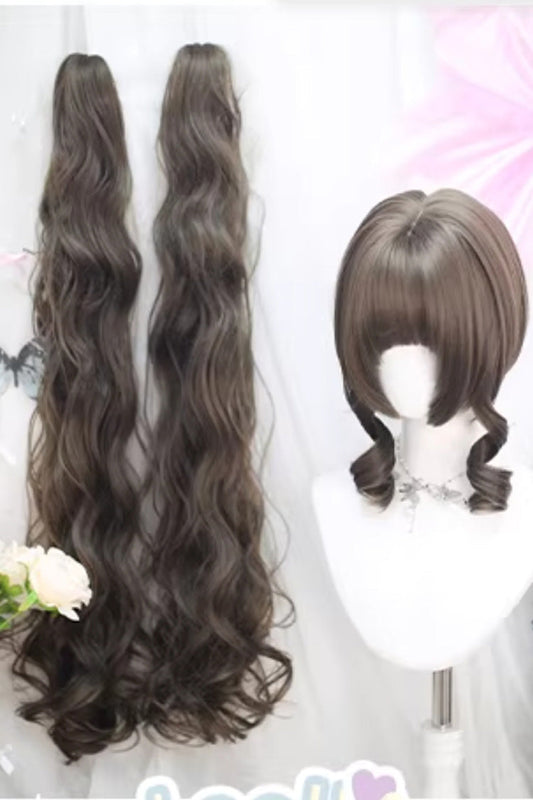 Lolita Wig - Hazelnut Ash Brown, Brown, Sweet Style - Lolita Coordinate Hair - additional product view 2