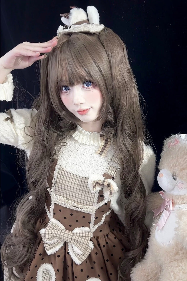Lolita Wig - Hazelnut Ash Brown, Brown, Sweet Style - Lolita Coordinate Hair - additional product view 3