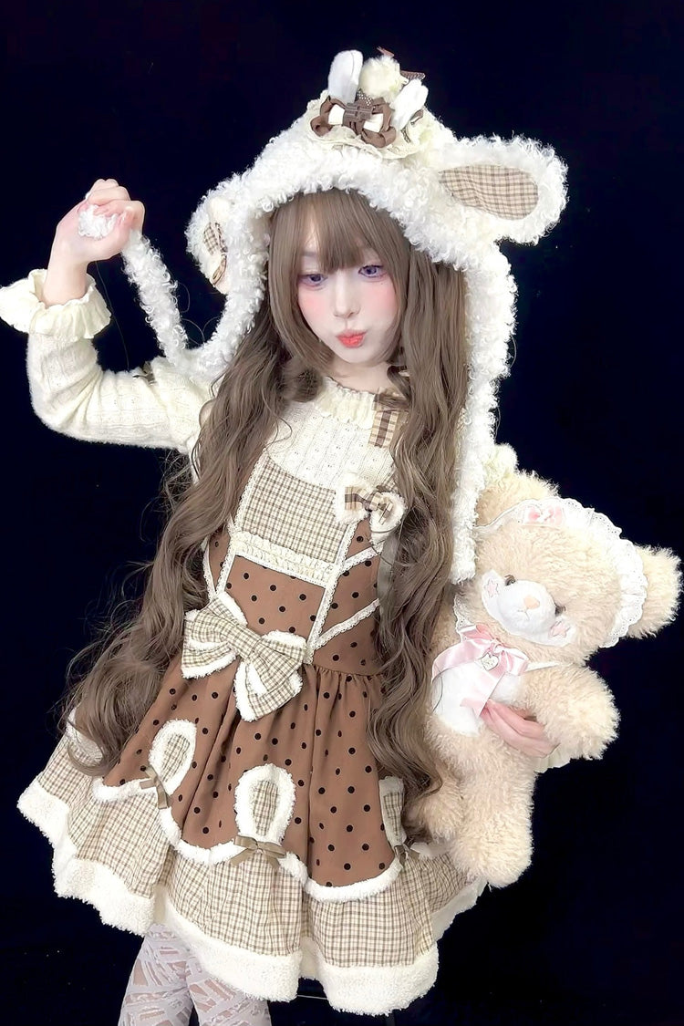 Lolita Wig - Hazelnut Ash Brown, Brown, Sweet Style - Lolita Coordinate Hair - additional product view 4